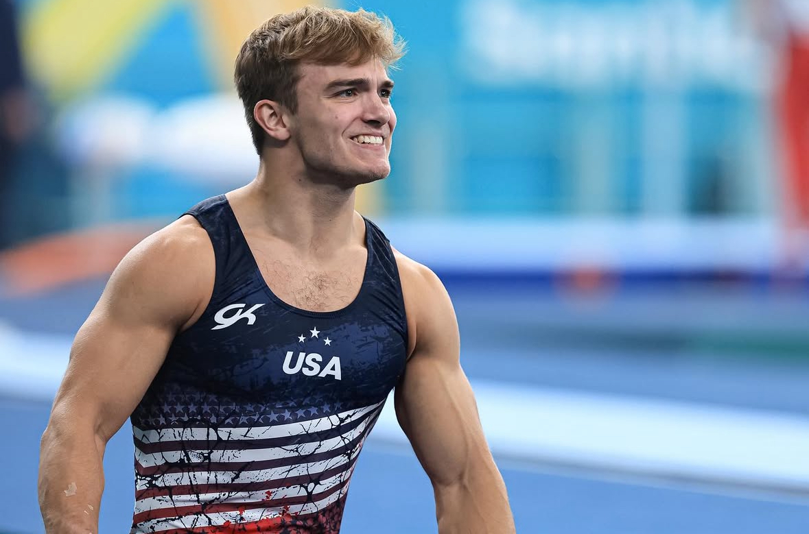 Curran Phillips in USA gymnastics uniform